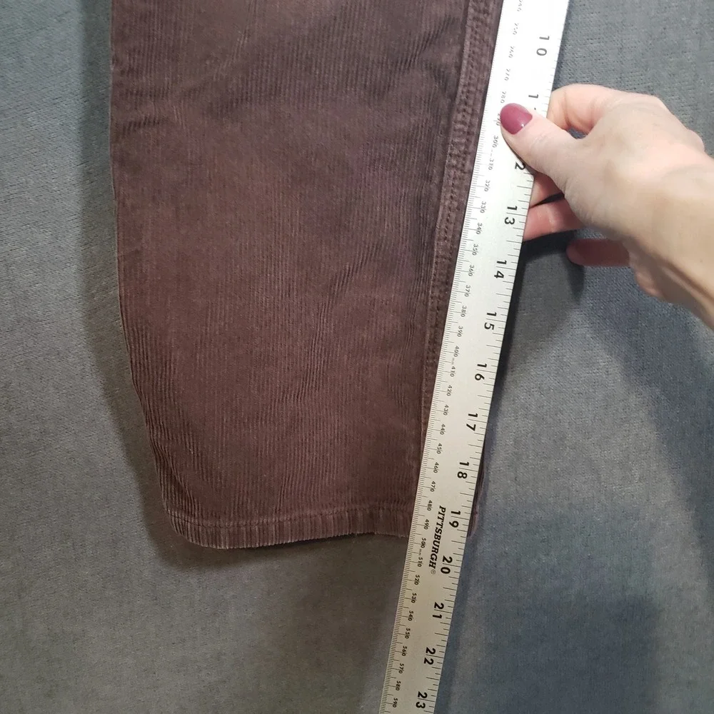 OshKosh B'gosh Corduroy Carpenter Pants Boys 7 Brown Adjustable Waist Utility